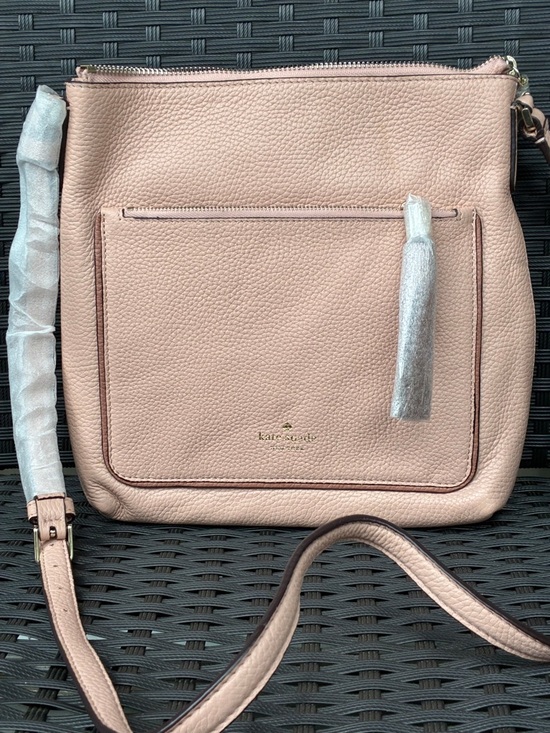kate spade Handbags - kate spade Pebbled Leather Crossbody in Dusty Rose with Gold Hardware